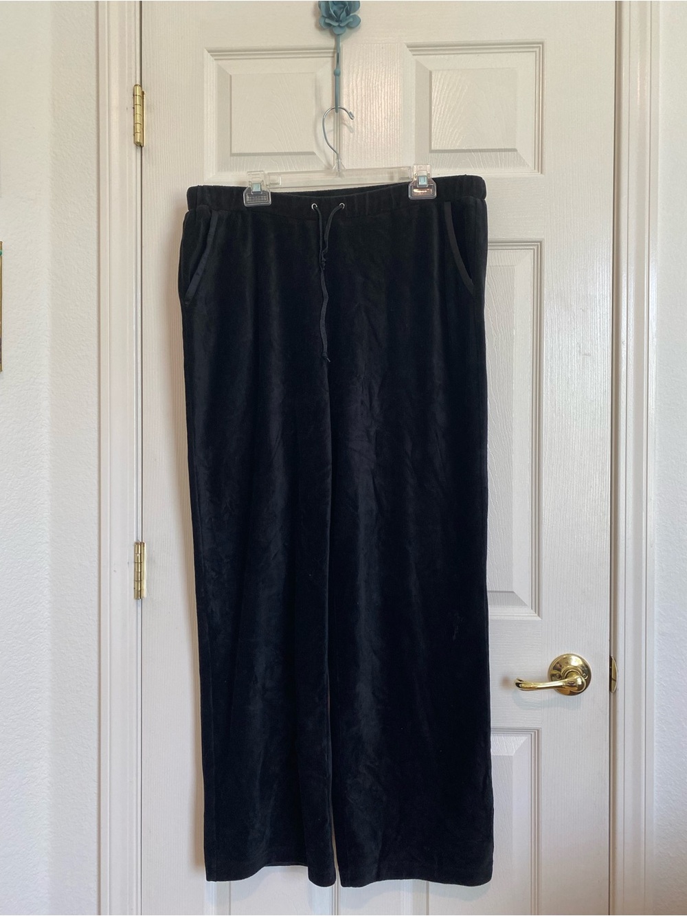 Black Drawstring Lounge Pants